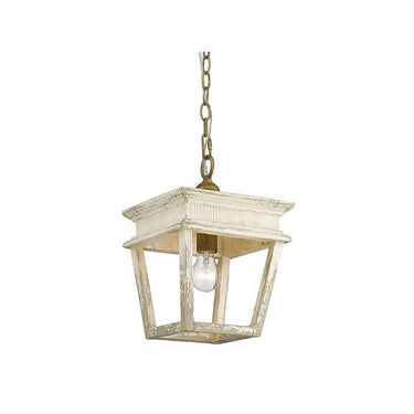 Golden Lighting 0839-M1L BC Haiden Mini Pendant in Burnished Chestnut - Crescent Harbor