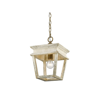 Golden Lighting 0839-M1L BC Haiden Mini Pendant in Burnished Chestnut - Crescent Harbor