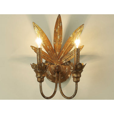 Golden Lighting 0846-2W 2-Light Wall Sconce - Crescent Harbor