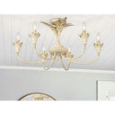 Golden Lighting 0846-6SF 6-Light Semi-Flush - Crescent Harbor