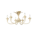 Golden Lighting 0846-6SF 6-Light Semi-Flush - Crescent Harbor