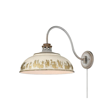 Golden Lighting 0865-A1W 1 Light Swing Arm - Crescent Harbor