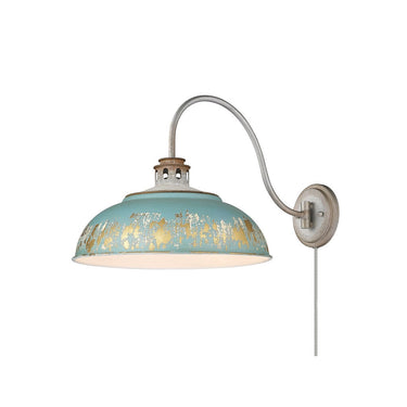 Golden Lighting 0865-A1W 1 Light Swing Arm - Crescent Harbor