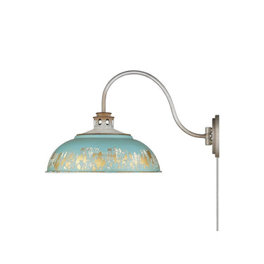 Golden Lighting 0865-A1W 1 Light Swing Arm - Crescent Harbor