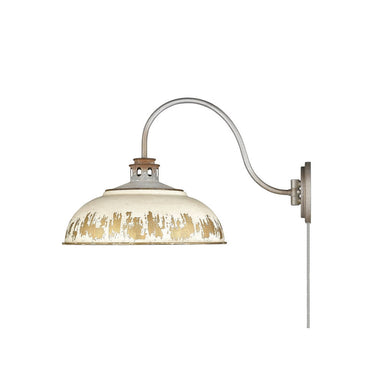 Golden Lighting 0865-A1W 1 Light Swing Arm - Crescent Harbor