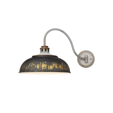 Golden Lighting 0865-A1W 1 Light Swing Arm - Crescent Harbor
