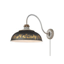 Golden Lighting 0865-A1W 1 Light Swing Arm - Crescent Harbor
