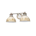 Golden Lighting 0865-BA2 2 Light Vanity Light - Crescent Harbor