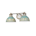 Golden Lighting 0865-BA2 2 Light Vanity Light - Crescent Harbor