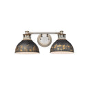 Golden Lighting 0865-BA2 2 Light Vanity Light - Crescent Harbor