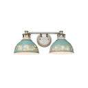 Golden Lighting 0865-BA2 2 Light Vanity Light - Crescent Harbor