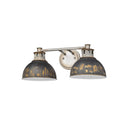Golden Lighting 0865-BA2 2 Light Vanity Light - Crescent Harbor
