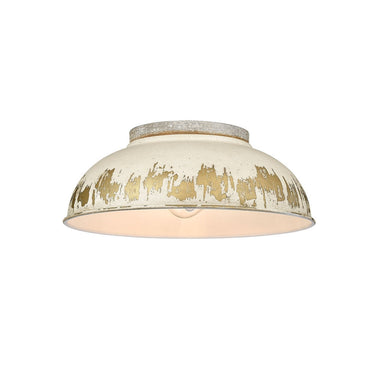 Golden Lighting 0865-FM 2 Light Flush Mount - Crescent Harbor