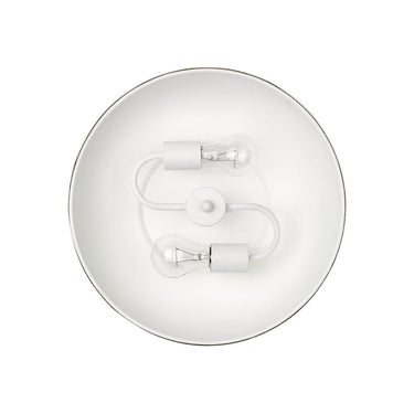 Golden Lighting 0865-FM 2 Light Flush Mount - Crescent Harbor
