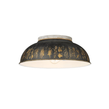 Golden Lighting 0865-FM 2 Light Flush Mount - Crescent Harbor