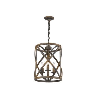 Golden Lighting 0890-3P Alcott 3 Light Pendant - Crescent Harbor