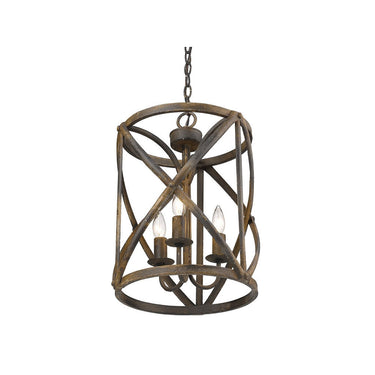 Golden Lighting 0890-3P Alcott 3 Light Pendant - Crescent Harbor