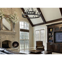 Golden Lighting 1017-39 BLK Alastair 2 Tier - 12 Light Chandelier in Matte Black - Crescent Harbor