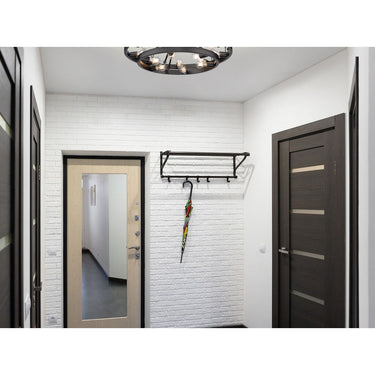 Golden Lighting 1019-96SF BLK Castile 15 Light Semi-Flush in Matte Black - Crescent Harbor