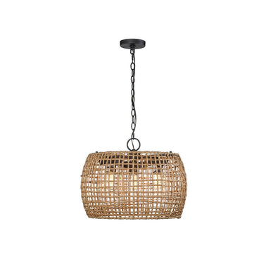 Golden Lighting 1067-O3P NB-MAW 3 Light Outdoor Pendant - Crescent Harbor