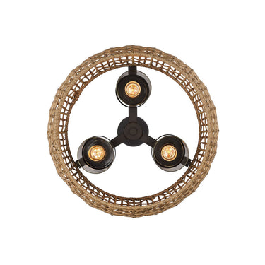 Golden Lighting 1067-O3P NB-MAW 3 Light Outdoor Pendant - Crescent Harbor