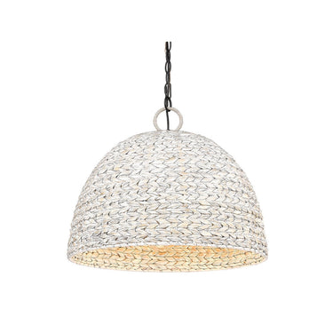 Golden Lighting 1081-5P BLK Rue 5 Light Pendant in Matte Black - Crescent Harbor