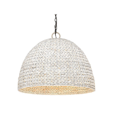 Golden Lighting 1081-8P BLK Rue 8 Light Pendant in Matte Black - Crescent Harbor