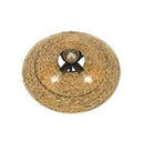 Golden Lighting 1081-SF BLK Rue Semi-Flush in Matte Black - Crescent Harbor