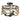 Golden Lighting 1083-3SF BLK Marissa 3 Light Semi-Flush in Matte Black - Crescent Harbor