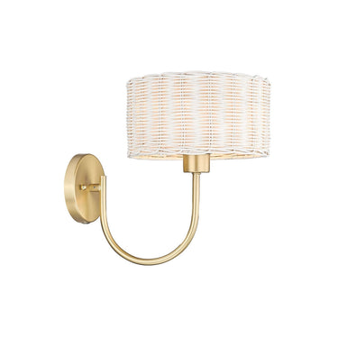 Golden Lighting 1084-1W 1-Light Wall Sconce - Crescent Harbor