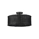 Golden Lighting 1084-SF 3-Light Semi-flush - Crescent Harbor