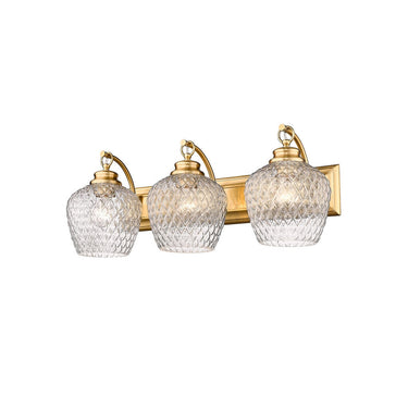 Golden Lighting 1088-BA3 3-Light Vanity Light - Crescent Harbor