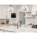 Golden Lighting 1094-3P-HCG Ariella 3 Light Pendant in Hammered Clear Glass - Crescent Harbor