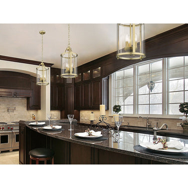 Golden Lighting 1157-3P Payton 3 Light Pendant - Crescent Harbor