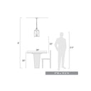 Golden Lighting 1157-3P Payton 3 Light Pendant - Crescent Harbor
