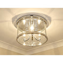 Golden Lighting 1157-FM Payton Flush Mount in Clear Glass - Crescent Harbor