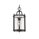 Golden Lighting 1157-M1L BCB-CLR Payton Mini Pendant in Clear Glass - Crescent Harbor