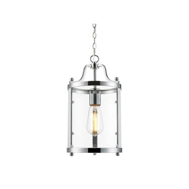 Golden Lighting 1157-M1L BCB-CLR Payton Mini Pendant in Clear Glass - Crescent Harbor