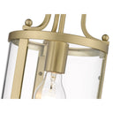 Golden Lighting 1157-M1L BCB-CLR Payton Mini Pendant in Clear Glass - Crescent Harbor