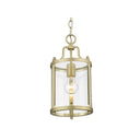 Golden Lighting 1157-M1L BCB-CLR Payton Mini Pendant in Clear Glass - Crescent Harbor
