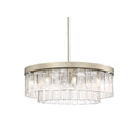 Golden Lighting 1768-9 WG-HWG 9-Light Chandelier - Crescent Harbor