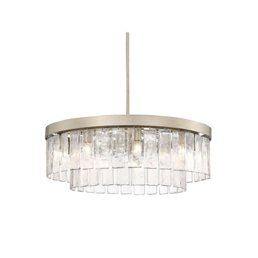 Golden Lighting 1768-9 WG-HWG 9-Light Chandelier - Crescent Harbor