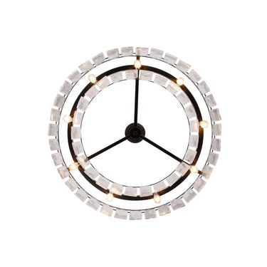 Golden Lighting 1768-9 WG-HWG 9-Light Chandelier - Crescent Harbor
