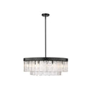 Golden Lighting 1768-9 WG-HWG 9-Light Chandelier - Crescent Harbor