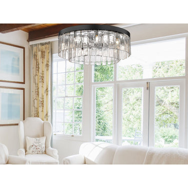 Golden Lighting 1768-9 WG-HWG 9-Light Chandelier - Crescent Harbor