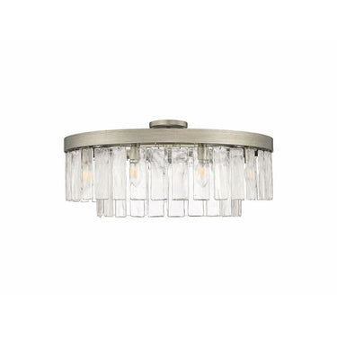 Golden Lighting 1768-9SF 9-Light Semi-Flush - Crescent Harbor
