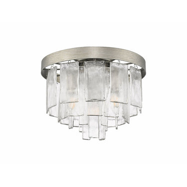 Golden Lighting 1768-FM 3 Light Flush Mount - Crescent Harbor