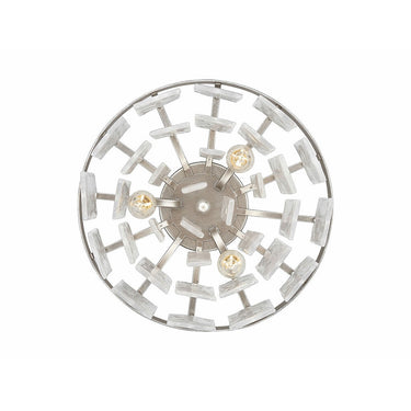 Golden Lighting 1768-FM 3 Light Flush Mount - Crescent Harbor