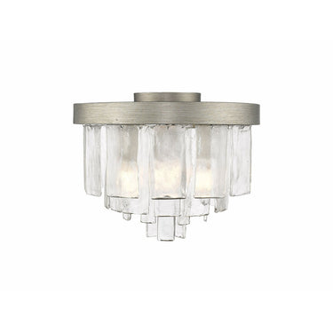 Golden Lighting 1768-FM 3 Light Flush Mount - Crescent Harbor