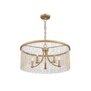 Golden Lighting 1771-5 PG Marilyn CRY 5 Light Chandelier - Crescent Harbor